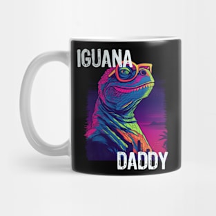 Iguana Daddy Synthwave Mug